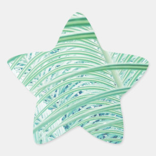 Zachte Groene Plant Palmblad Ster Sticker