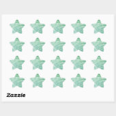 Zachte Groene Plant Palmblad Ster Sticker (Vel)