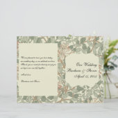 Zachte Groene Vintage William Morris Kamperfoelie (Staand voorkant)