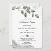 Zachte Groene Waterverf Blad | Goudstof | Kaart (Voorkant)