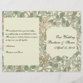 Zachte Groene  William Morris Honeysuckle (Voorkant)