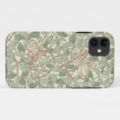 Zachte Groene William Morris Honeysuckle Case-Mate iPhone Case (Achterkant (horizontaal))