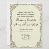 Zachte Groene William Morris Honeysuckle Kaart (Voorkant)