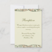 Zachte Groene William Morris Honeysuckle Kaart (Voorkant)