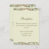 Zachte Groene William Morris Honeysuckle Kaart (Voorkant / Achterkant)