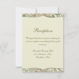 Zachte Groene William Morris Honeysuckle Kaart