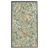 Zachte Groene  William Morris Honeysuckle Klein Cadeauzakje (Achterkant)