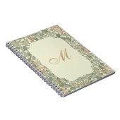 Zachte Groene  William Morris Honeysuckle Notitieboek (Rechterzijde)