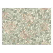Zachte Groene William Morris Honeysuckle Tafelkleed (Voorkant (Horizontaal))