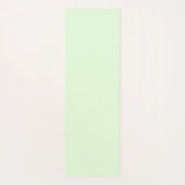 Zachte Groene Yoga Pose met aangepaste naam Yogamat (Achterkant)