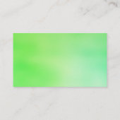 Zachte Groenen Visitekaartje (Achterkant)