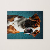 Zachte Grote Hond Legpuzzel (Horizontaal)