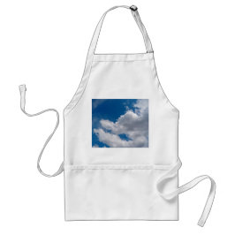 Zachte grote witte wolk standaard schort