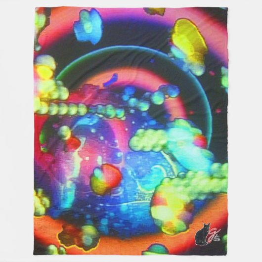 Zachte Gyre Fleece Deken (Voorkant)