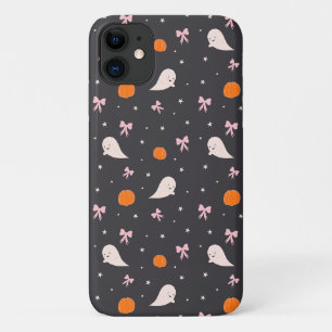 Zachte Halloween Geest Patroon Hoesje Zwart