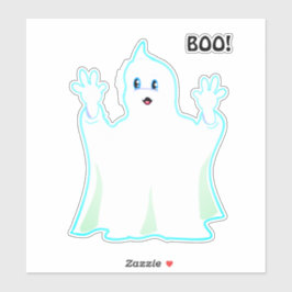 Zachte Halloween Geest Sticker