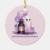 Zachte Halloween Geesten Keramisch Ornament (Voorkant)