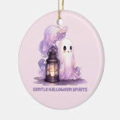 Zachte Halloween Geesten Keramisch Ornament (Links)