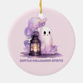 Zachte Halloween Geesten Keramisch Ornament (Achterkant)