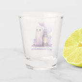 Zachte Halloween Geesten Shot Glas (Achterkant)