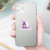 Zachte Halloween Geesten Sticker (Telefoon)