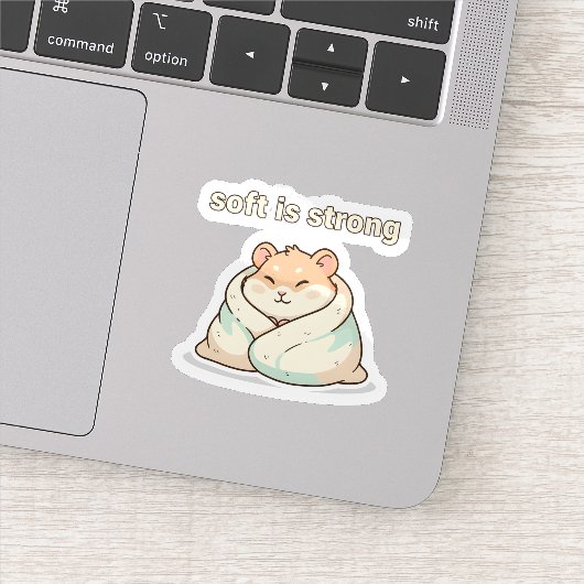 Zachte Hamster Sticker – Mooie Dieren (Detail)