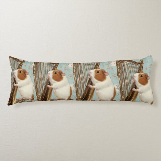Zachte Harp Melodie Cavia Lichaamskussen (Voorkant)