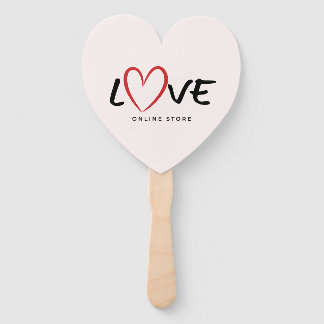 Zachte Hart IJslolly – Zoete Liefde Design Handwaaier