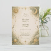Zachte Hemelse Botanische Vintage Kaart (Staand voorkant)