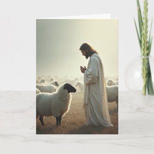 Zachte Herder Schapen Scènekaart Kaart