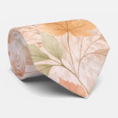 Zachte Herfst Esdoornblad Stropdas (Opgerold)