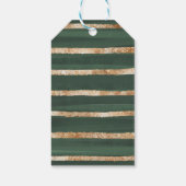 Zachte herfst groen gouden pompoen douche gunsten cadeaulabel (Achterkant)