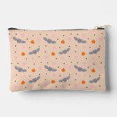 Zachte herfst Halloween-vleermuispatroon ritssluit Etui (Achterkant)