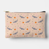Zachte herfst Halloween-vleermuispatroon ritssluit Etui (Voorkant)