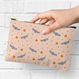 Zachte herfst Halloween-vleermuispatroon ritssluit Etui