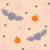 Zachte herfst Halloween-vleermuispatroon ritssluit Etui