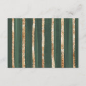 Zachte Herfst pompoen botanische bladeren luidere Informatiekaartje (Achterkant)