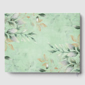 Zachte Herfst Pompoen Groenery Goud Neutrale Baby Gastenboek (Achterkant)