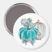 Zachte Herfst Pompoen Koelkastmagneet Magneet (Voorkant / Achterkant)