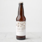 Zachte herfstbladeren Cervesio Felicitas Bier Bier Etiket (Voorkant)