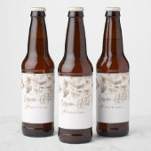 Zachte herfstbladeren Cervesio Felicitas Bier Etiket (Flessen)