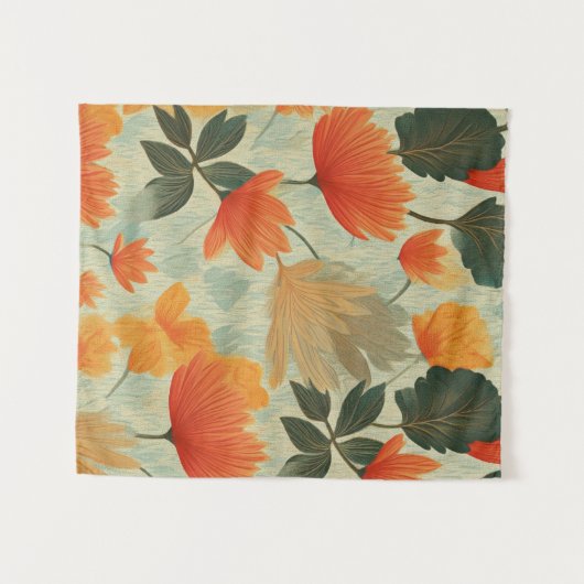 Zachte herfsttuin wandkleed (Voorkant (horizontaal))