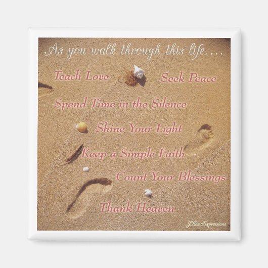 Zachte herinneringen magneet (Voorkant)