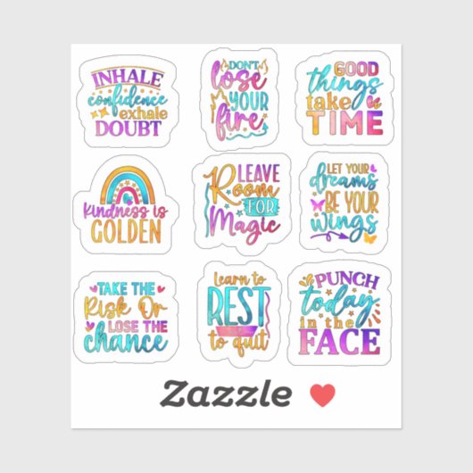 Zachte herinneringen sticker (Vel)