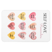 Zachte herinneringen voor zelfliefde geestelijke g magneet (Horizontaal)