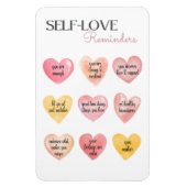 Zachte herinneringen voor zelfliefde geestelijke g magneet (Verticaal)