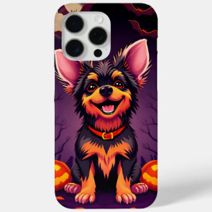 Zachte Hond Met Halloween Decoraties iPhone 15 Pro Max Hoesje