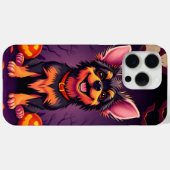 Zachte Hond Met Halloween Decoraties Case-Mate iPhone Case (Achterkant (horizontaal))