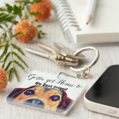 Zachte Hond Sleutelhanger (Voorkant Rechts)