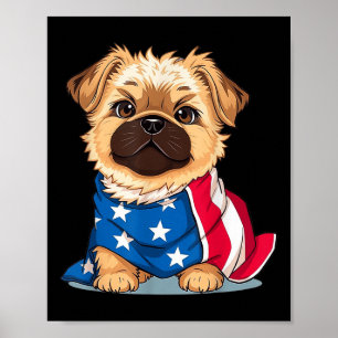 Zachte Hond Zomer Vlag Ons Herdenkingsdag Poster